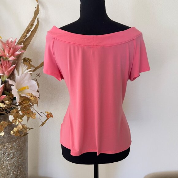 George Stretch Y2K Pink O-Ring Top - Picture 2 of 6